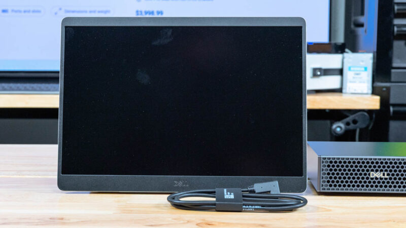 Dell Pro 14 Plus Portable Monitor P1425 Type C Cable 2