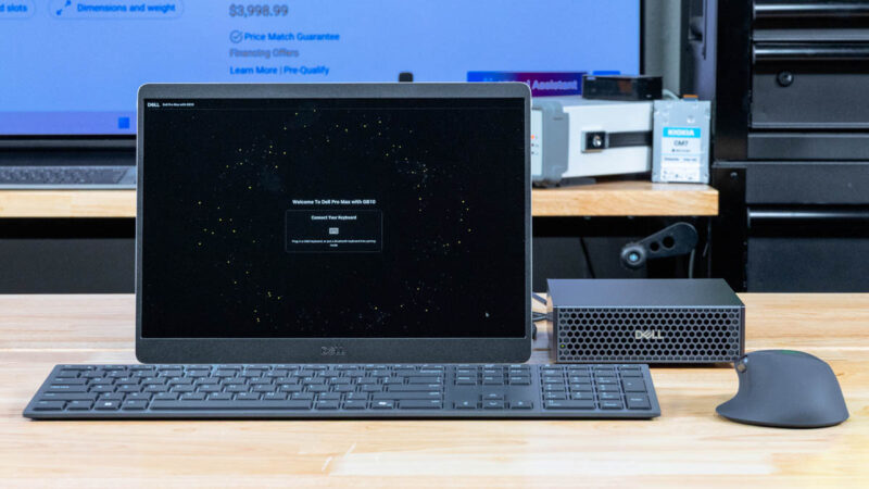 Dell Pro 14 Plus Portable Monitor P1425 With Dell Pro Max With GB10 2