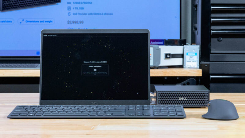 Dell Pro 14 Plus Portable Monitor P1425 With Dell Pro Max With GB10