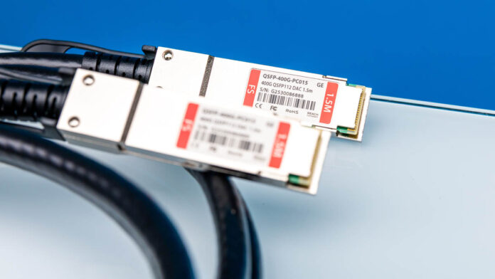 FS 400G QSFP112 DAC 1.5M QSFP 400G PC015 Two QSFP112