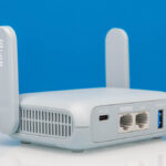 GL.iNet Beryl AX GL MT3000 Rear Angled 1