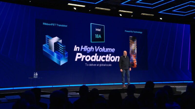 Intel CES 2026 Keynote 18A High Volume