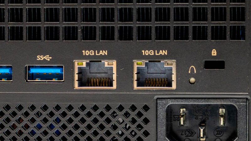 Minisforum MS S1 Max 10GbE LAN Ports 1