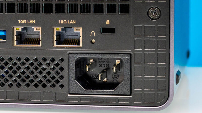 Minisforum MS S1 Max AC Input Port 1