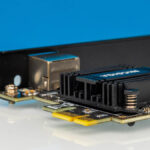 NICGIGA 5Gb PCIe Network Card Rear Angled 1