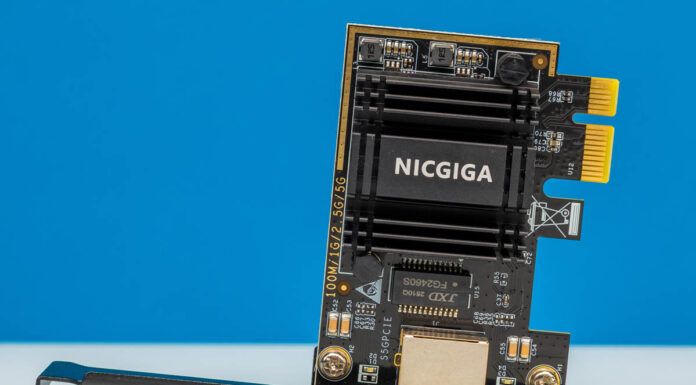 Nicgiga 5GbE Realtek RTL8126 PCIe Network Adapter Review NICGIGA 5Gb PCIe Network Card Top 1