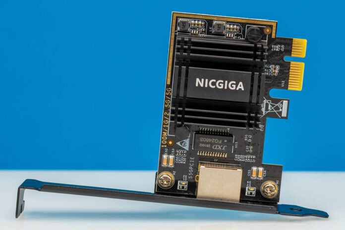 NICGIGA 5Gb PCIe Network Card Top 1