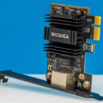 NICGIGA 5Gb PCIe Network Card Top Angled 1