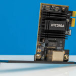NICGIGA 5Gb PCIe Network Card Top Angled 2