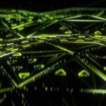 NVIDIA CES 2026 Keynote Holding Screen