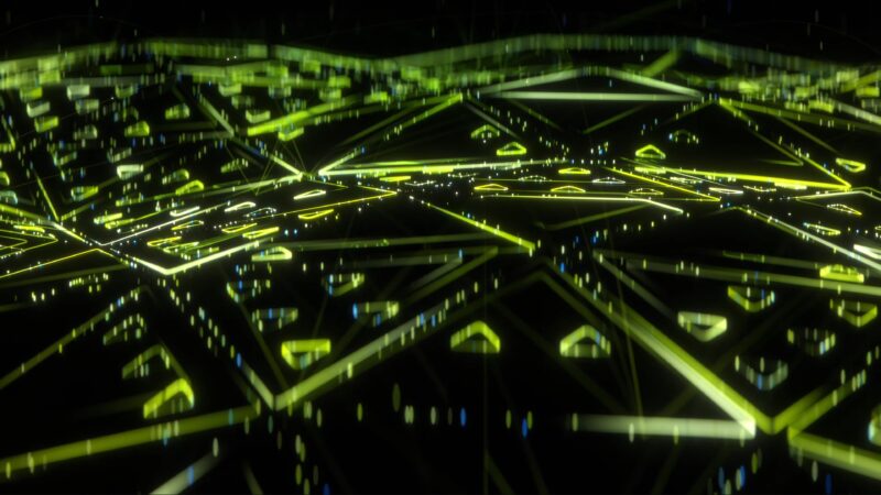 NVIDIA CES 2026 Keynote Holding Screen