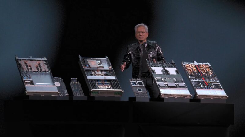 NVIDIA CES 2026 Keynote NVIDIA Rubin Boxes