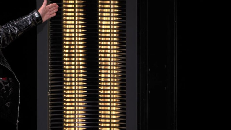 NVIDIA CES 2026 Keynote NVL72 System