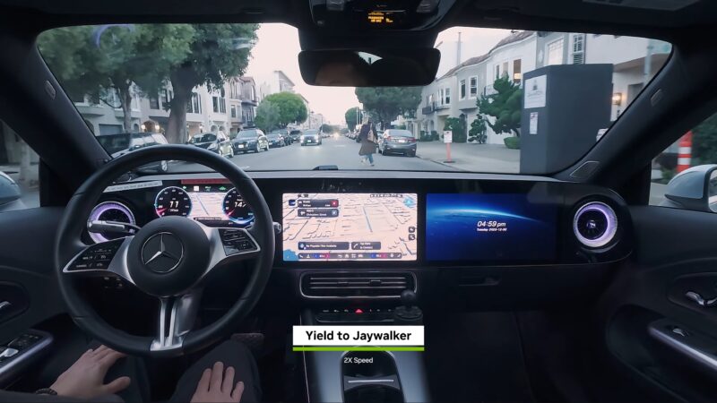 NVIDIA CES 2026 Keynote Self Driving Video