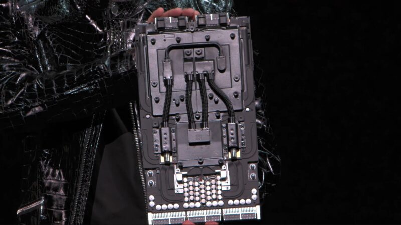 NVIDIA CES 2026 Keynote VR Compute Tray Removed