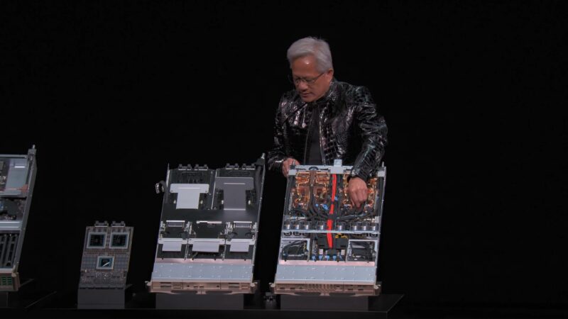 NVIDIA CES 2026 Keynote VR Versus GB Compute Trays