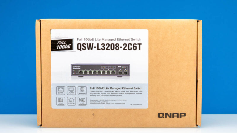 QNAP QSW L3208 2C6T Box 1