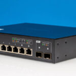 QNAP QSW L3208 2C6T Front Angled 1