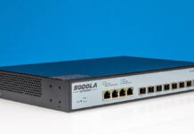 Sodola SL-SWTGW2C48NS 12-port Combo 10GbE Switch Review SODOLA SL SWTGW2C48NS Front Angled 2