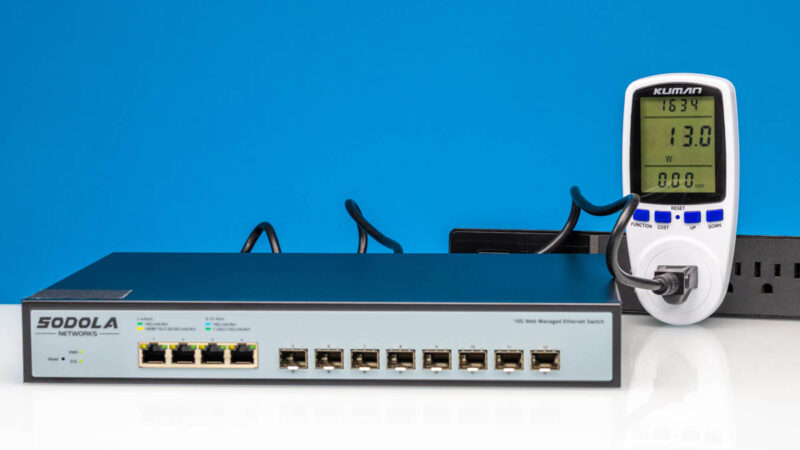 SODOLA SL SWTGW2C48NS Idle Power Consumption 1