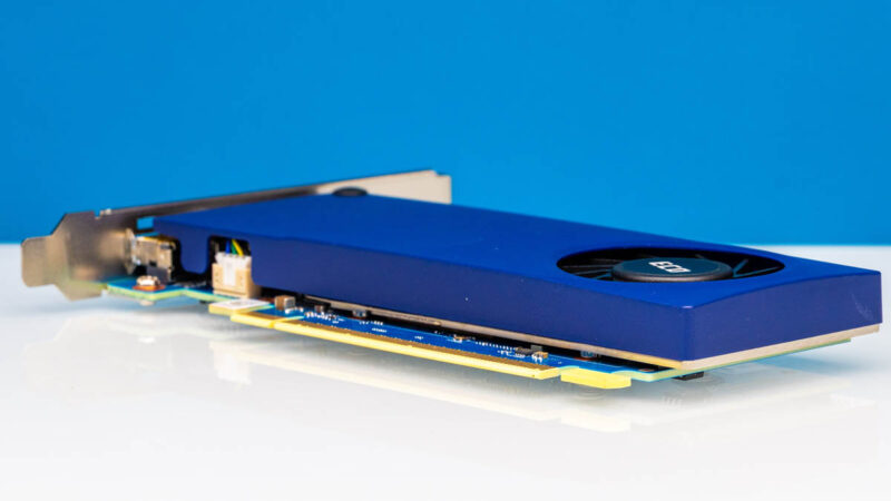 SPARKLE Intel Arc A310 Eco Rear Angled 1