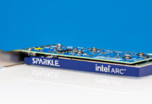 SPARKLE Intel Arc A310 Eco 4GB Low Profile PCIe GPU Quick Look SPARKLE Intel Arc A310 Eco Rear Angled 2