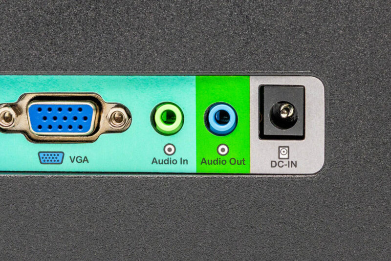 Sceptre E248W 19203R Auido In Out Ports 1