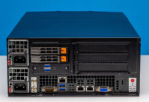 Supermicro SYS-E403-14B-FRN2T Review The Super Cool 1P Edge Server Supermicro SYS E403 14B FRN2T Rear 2