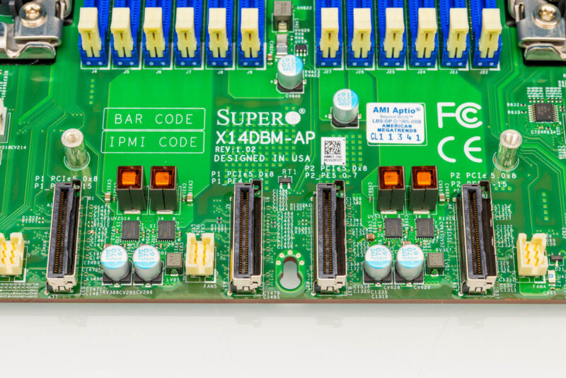 Supermicro X14DBM AP MCIO Connectors 3