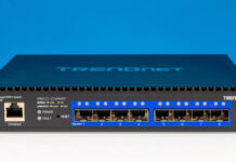 TRENDnet TL2-F7080 Review a Cheap 8-Port 10G Web Managed Switch TRENDnet TL2 F7080 Front 1