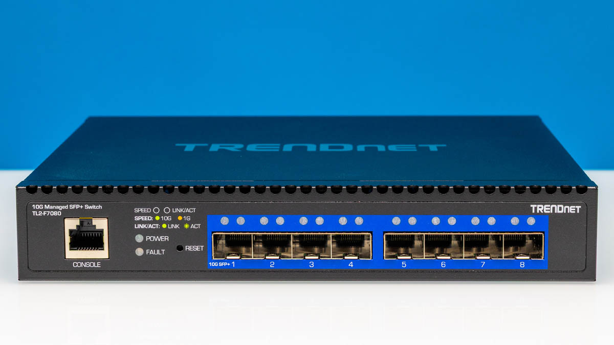 TRENDnet TL2-F7080 Review a Cheap 8-Port 10G Web Managed Switch