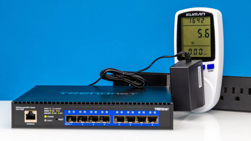 TRENDnet TL2 F7080 Idle Power Consumption 1