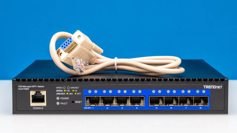 TRENDnet TL2 F7080 RJ45 To RS 232 Console Cable 1