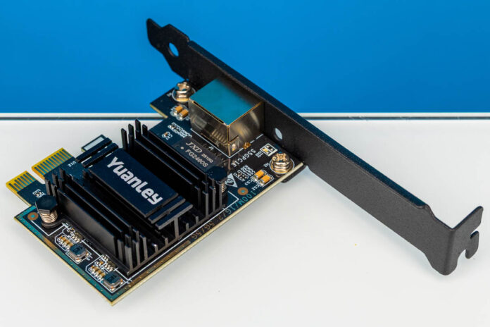 YuanLey 5G PCIe Network Card Top Down 1