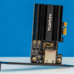 YuanLey AQC113 X1 Network Card Top Angled 2