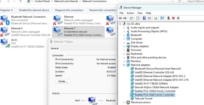 YuanLey Realtek RTL8126 Network Adapter In Windows 11