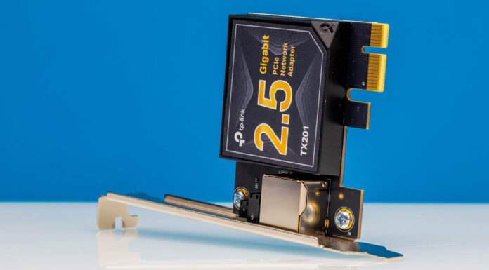 TP-Link TX201 2.5GbE PCIe Adapter Review Tp Link 2.5 Gigabit PCIe Network Adapter 4