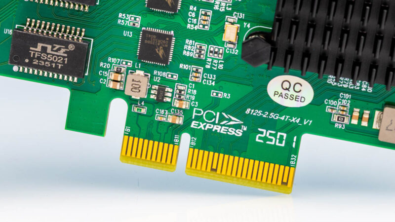 10Gtek Quad Port Realtek RTL8125BG Slot 1