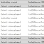 10Gtek Realtek RTL8125 Quad Port Enumeration In Windows With Far End Port Connected