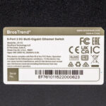BrosTrend 8 Port 2.5G Ethernet Switch Physical Label 1