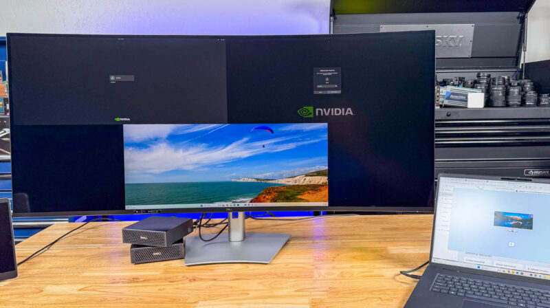 Dell UltraSharp 52 Thunderbolt Hub Monitor With 2x Dell Pro Max With GB10 And Dell Pro Max 18 Plus 3x Screens