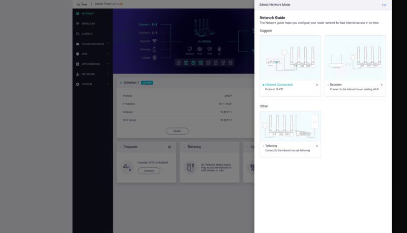 GL.iNet Flint 3 BE9300 Setup 4 Network Guide