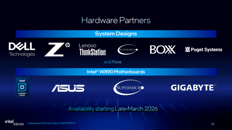 Intel Xeon 600 Partners