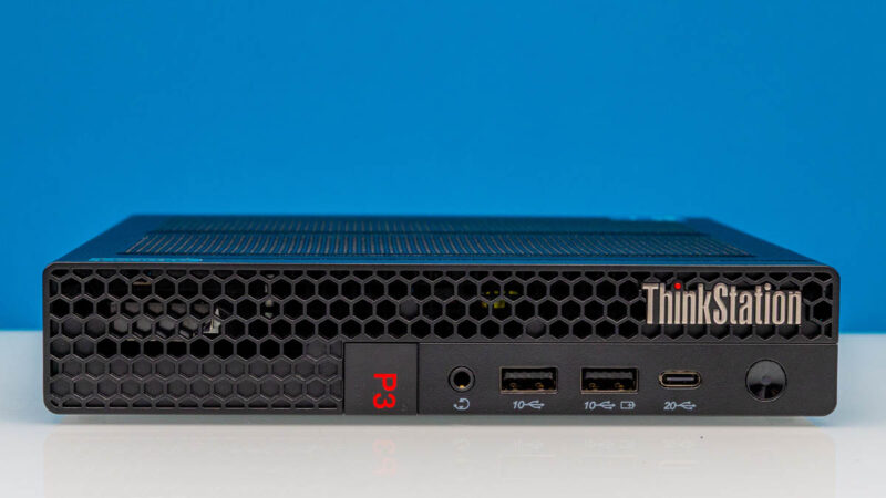 Lenovo ThinkStation P3 Tiny Gen 2 Workstation Front 1