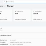 Lenovo ThinkStation P3 Tiny Gen2 System About