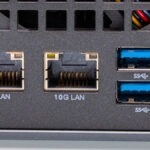 Minisforum MS 02 Ultra 10GbE RJ45 Port 2