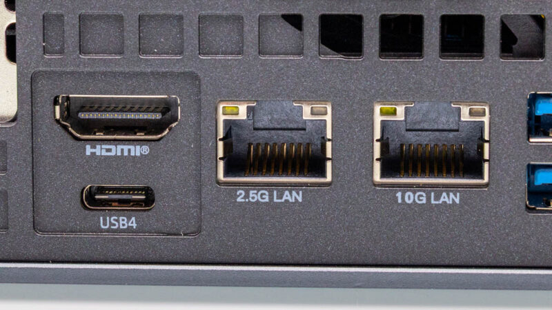 Minisforum MS 02 Ultra 2.5GbE RJ45 Port 2