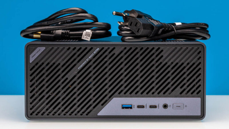 Minisforum MS 02 Ultra AC Power Cable And HDMI Cable 1