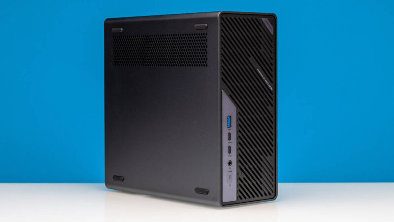 Minisforum MS 02 Ultra Front Angled 2