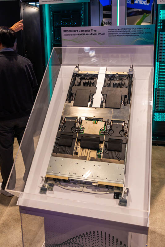 AIVRES Booth Tour KRS8000V4 Compute Tray 1